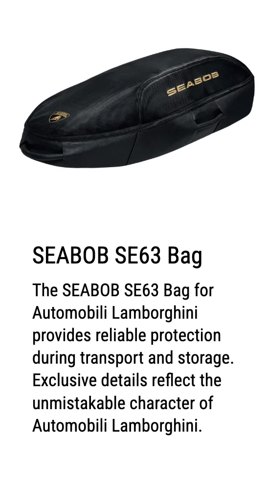 Sac de transport SEABOB SE63 Automobili Lamborghini