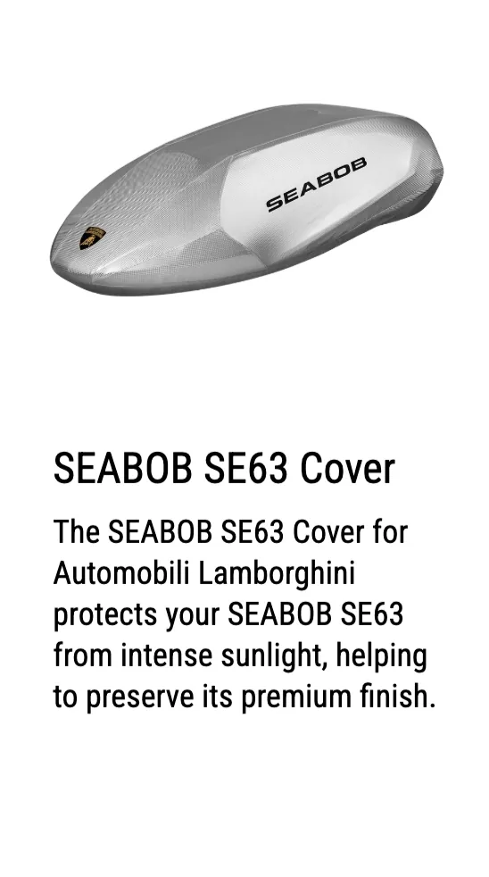 Housse de protection SEABOB SE63 Automobili Lamborghini