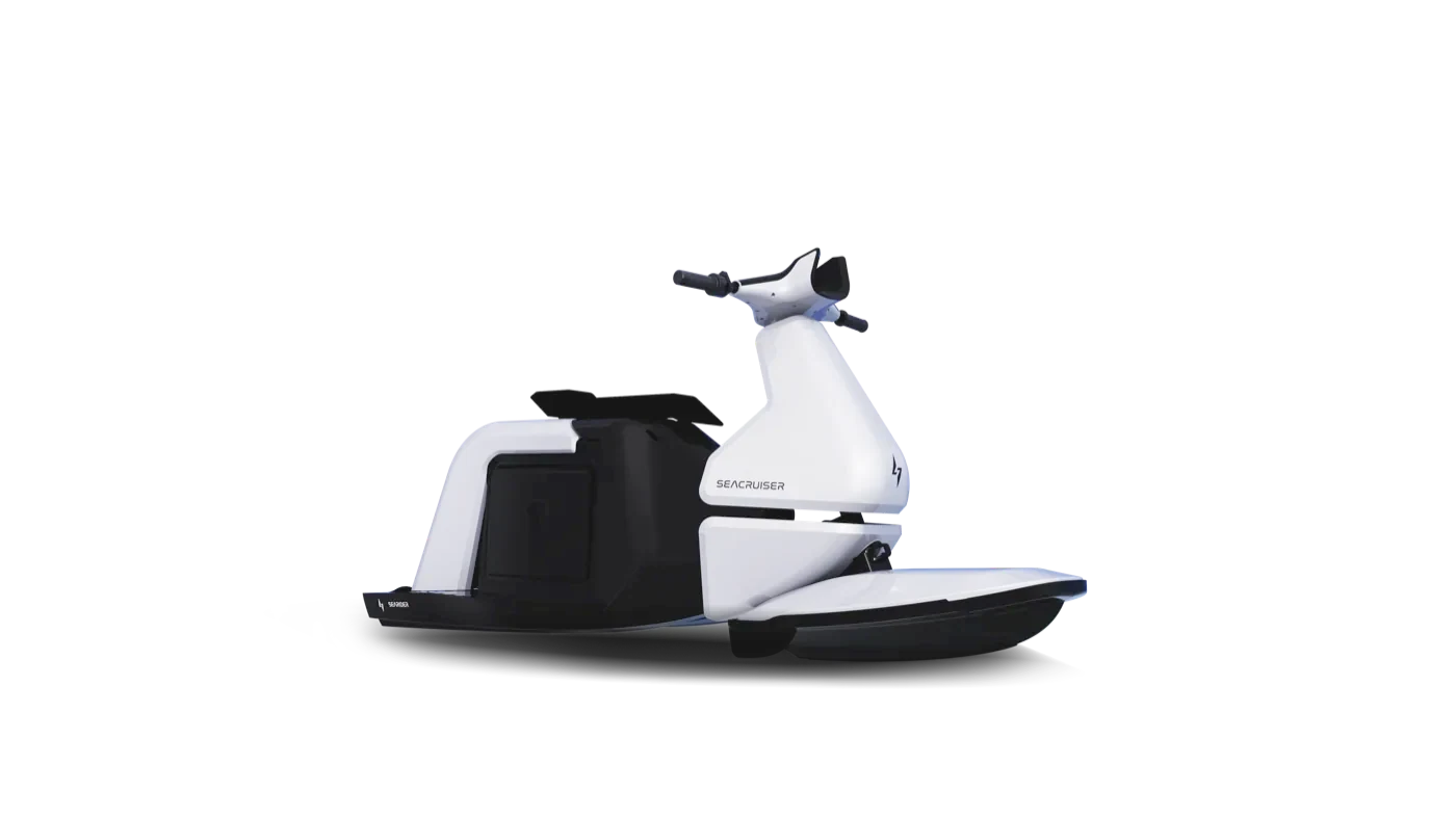 Searider Seacruiser blanc, profil complet